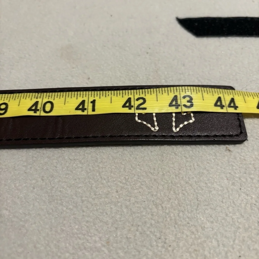 True Religion Mens Brown Belt with Silver tone Buckle size 40